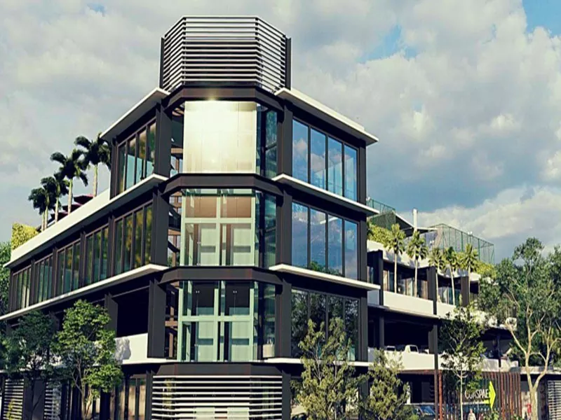 Kāpēc izvēlēties tērauda konstrukciju biznesa viesnīcu modernai komerciālai izmitināšanai?