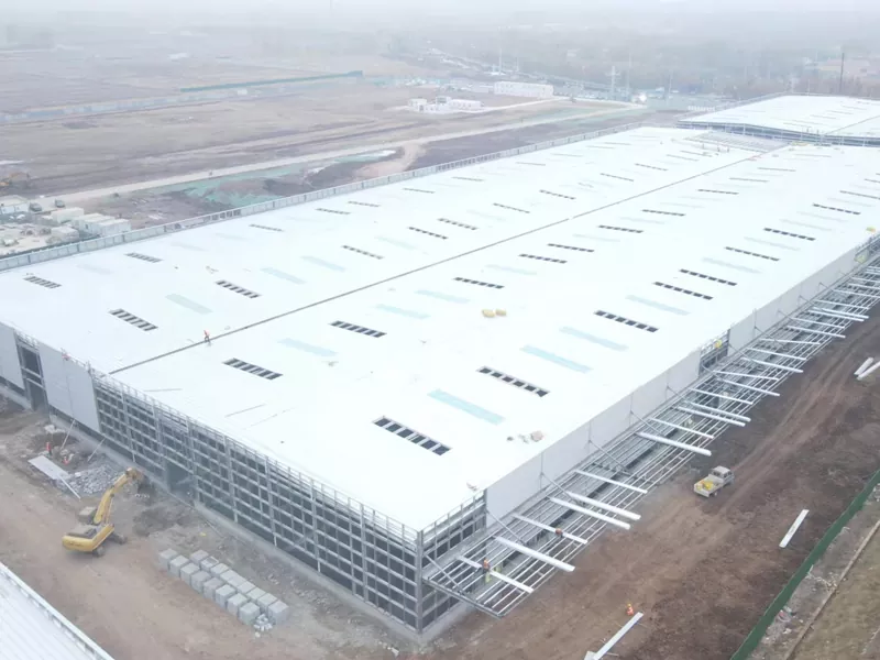 Prefab metāla noliktavas ēka