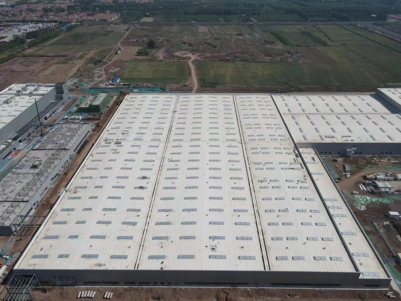 Tērauda konstrukciju visaptverošā noliktava